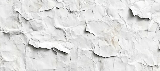 Elegant and Subtle White Abstract Wall Pattern Texture Background for Smooth Art Design Projects