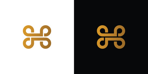 The H Infinity logo design is modern and luxurious