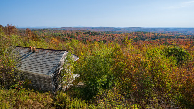 View from Hogback Mountain Overlook, near Wilmington, Vermont