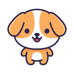 Adorable Cartoon Dog Illustration