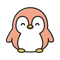 Cute Cartoon Penguin Illustration