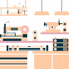 Creative sewing studio