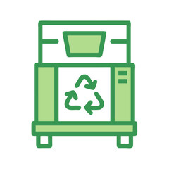Recycling bin icon
