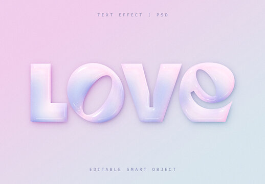 Pastel Soft Tender Text Effect