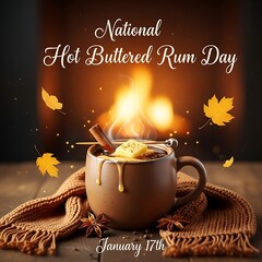 Celebrating national hot buttered rum day
