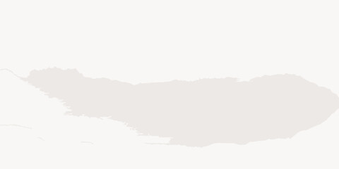 Obraz premium Abstract pale beige watercolor brush stroke isolated on white background Minimalist pastel paint stain banner element