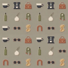 coffee fashion accessories and home decor