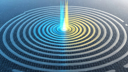 Radar Wave Center Pulse