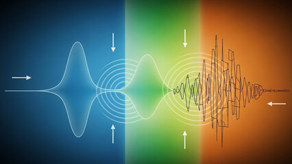 Waveform Spectrum with Colorful Gradient
