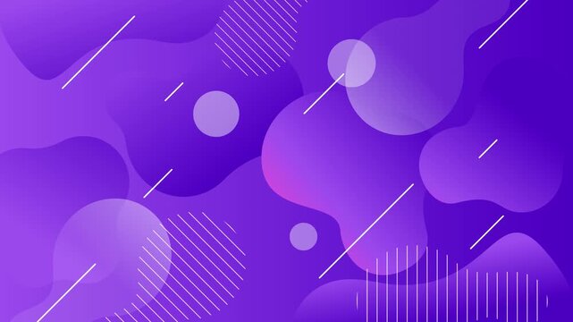 background features a modern, liquid, or wavy design with various shades of purple, pink, and lilac