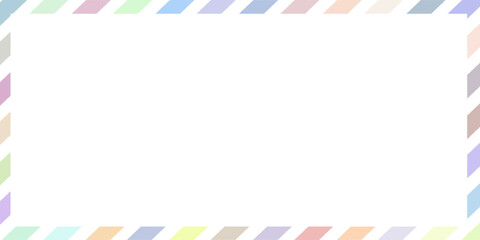 Fototapeta premium candy cane frames. Christmas and New Year candy frame. Holiday xmas border. isolated on white background. Vector illustration.