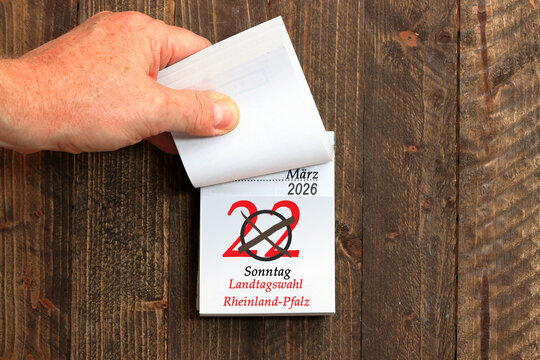Landtagswahl in Rheinland-Pfalz  22ter M&auml;rz 2026