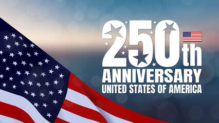 250th anniversary USA Background