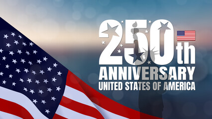 250th anniversary USA Background