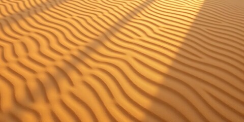 Warm sand texture with subtle ripple patterns under soft light, perfect for natural backgrounds,  beige,  desert