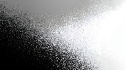 Dense Particle Spray Effect on a Light Background abstract