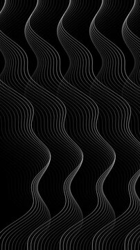 Animated Abstract Flowing Wave Lines Background with Smooth Loop Motion