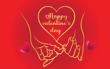 Valentine&rsquo;s day romantic couple surrounded by shining particles and star lights, vector design