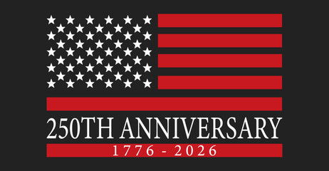 250th anniversary USA Background