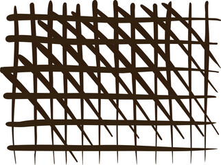 Abstract Dark Brown Diagonal Lines Grid Pattern Background