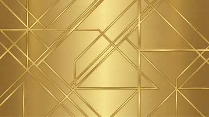 Geometric pattern design digital art abstract background golden color palette modern aesthetic