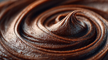 rich, dark molten chocolate - Macro Close-up