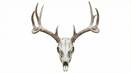 Exploring unique deer skull art nature exhibit fine art minimalist setting close-up view wildlife symbolism