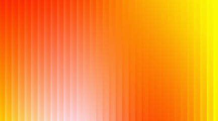 Vibrant vertical striped gradient background transitioning from reddish-orange to bright yellow with subtle texture