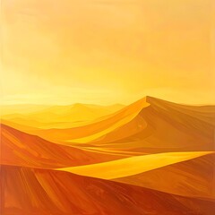 sunset in the desert