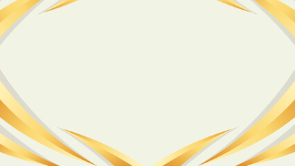 
Clean abstract background with bold gold geometric highlights and empty space for text.