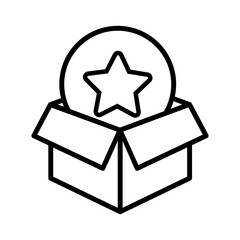 Reward vector icon. premium Illustration sign.  prize symbol. trophy logo.