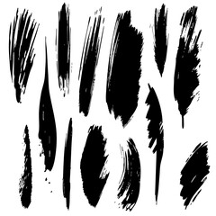 Elegant black silhouette of a sitting cat or kitten with whiskers and shining eyes. Pictogram of a pet or grace. Vector illustration.