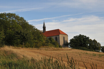 Landschaft mit Klosterkirche bei Wittenburg