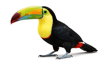 Obraz premium Keel-billed Touca, Ramphastos sulfuratus 🦜