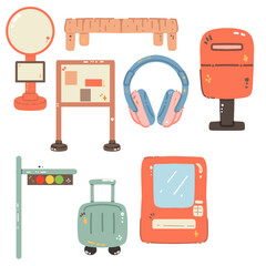 set of icons for web design