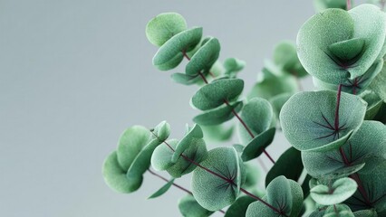 silver dollar eucalyptus leaves on red stems Concept Silver dollar eucalyptus leaves with red stems, Red-stem eucalyptus greenery for bold color contrast