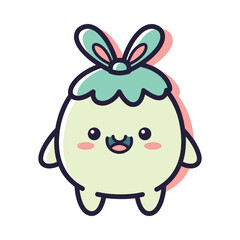 Adorable Cartoon Bunny Character Illustration