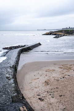 North Sea coast of England, Cullercoats Bay, Tynemouth