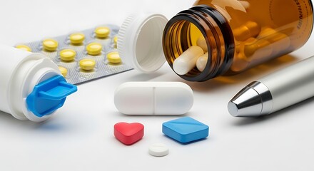 Pharmaceuticals, Pills, Medicine Capsules, and Drug Medications