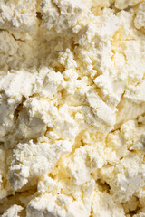 Texture of curd cheese dairy product