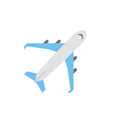airplane plane travel traveling airport air emoji symbol sign icon vector illustration isolated flat © valvectors