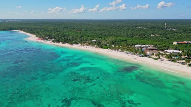 Aerial View, Travel Tourism, Tropical Vacations, Xpuha Beach Resorts