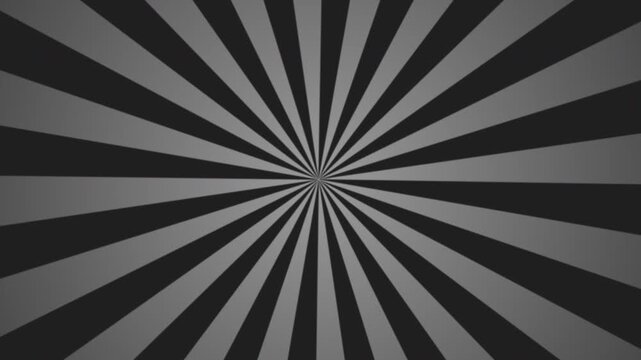 Neutral grey sunburst motion background with subtle radial rays, ideal for minimal, clean, and professional visual designs.