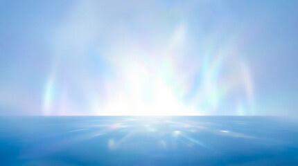 キラキラと輝く青色の閃光の背景