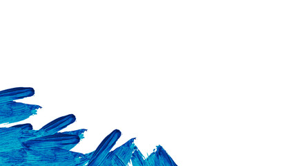 Flowing abstract blue brush stroke, isolated on transparent PNG background, creative design element for banners, birthday themes, posters.