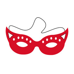 Carnival Mask Vector Icon Set for Party and Festival