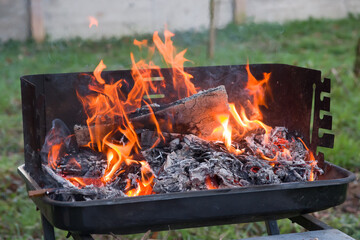 flammes incandescente