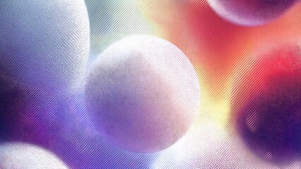 Abstract Gradient Blurred Orbs Aura Background with Soft Color Overlay