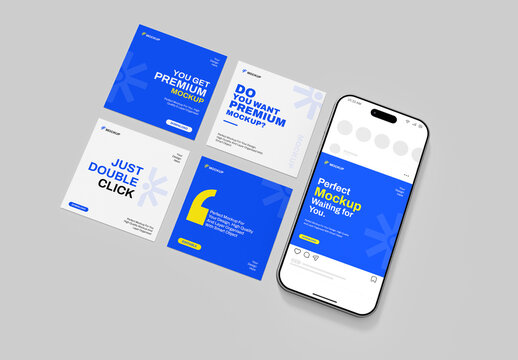 Social Media Web Banner Mockup