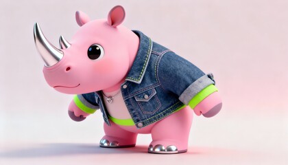 toy elephant isolated on white